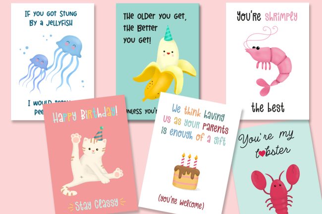 cheeky kawaii cards