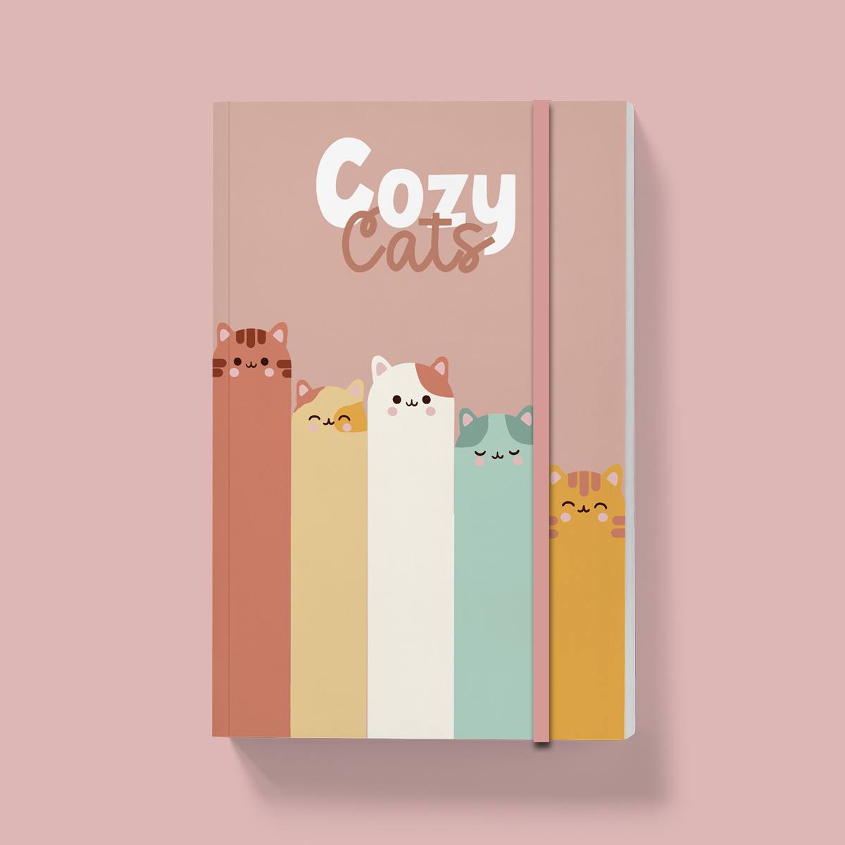 Kawaii cat notebook