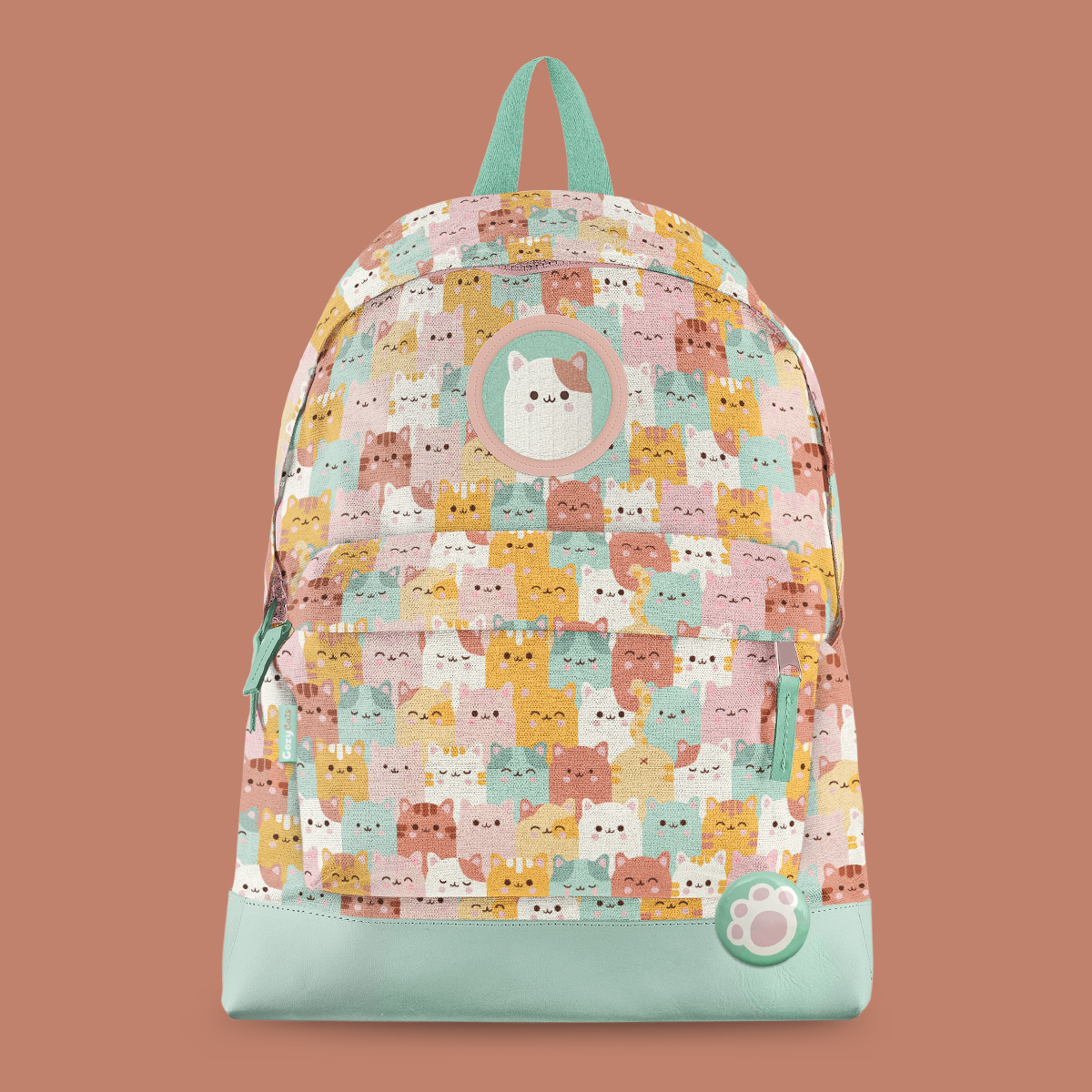 Backpack cats print