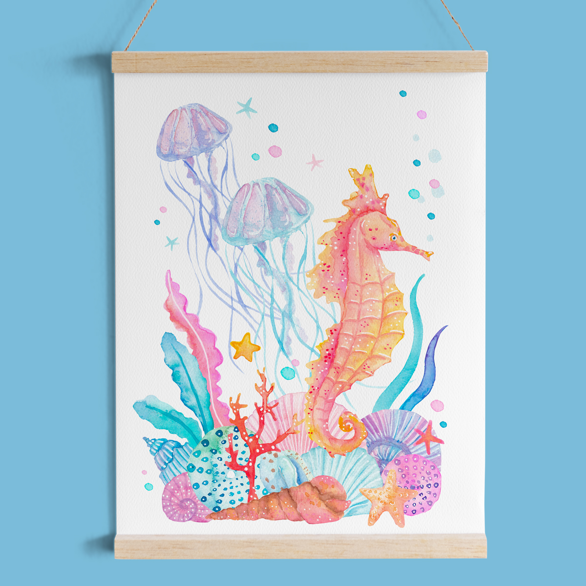 artprint seahorse