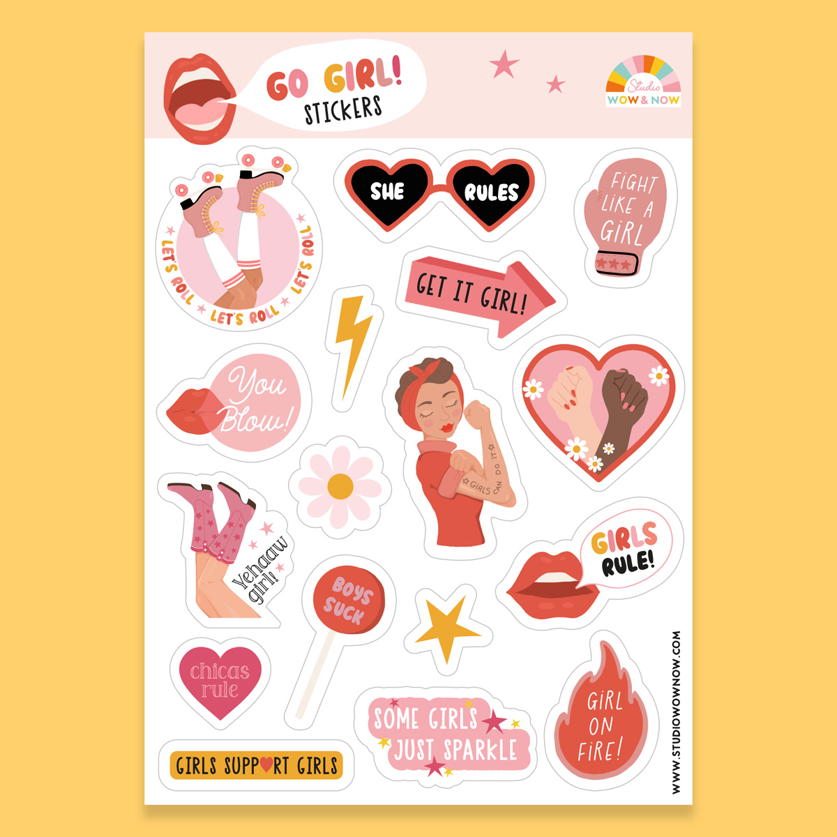 Go Girl sticker