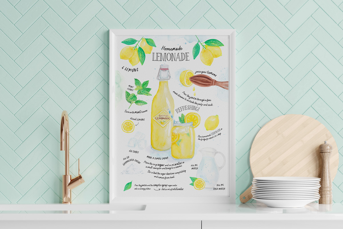 Lemonade illustration